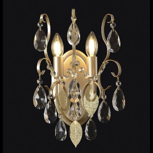 Бра Crystal Lux Esmiralda (Есмиралда) ESMIRALDA AP2 GOLD