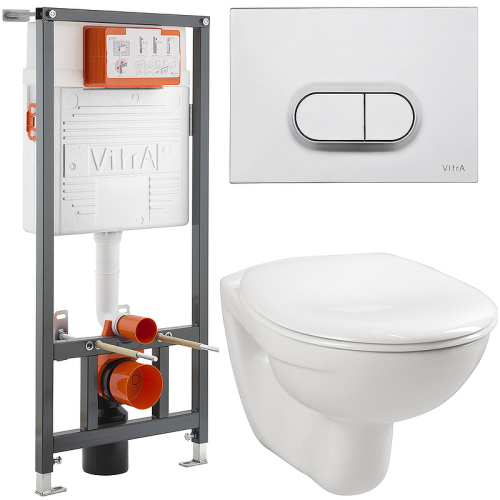 Комплект унитаз с инсталляцией Vitra Normus 9773B003-7203 Комплект унитаз с инсталляцией Vitra Normus 9773B003-7203