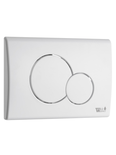 Кнопка смыва WeltWasser WW MARBERG 507 RD GL-WT (10000010236)