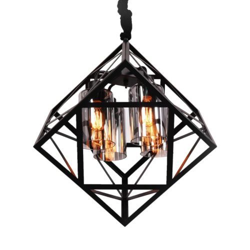 Люстра подвесная Lumina Deco Brutte (Брутте) LDP 11339-4 BK