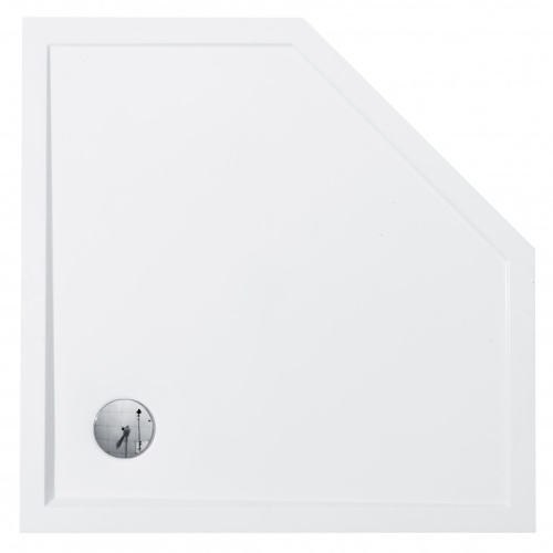 Душевой поддон Aquaton Калифорния 1A714936CA010 100х100 литьевой мрамор белый