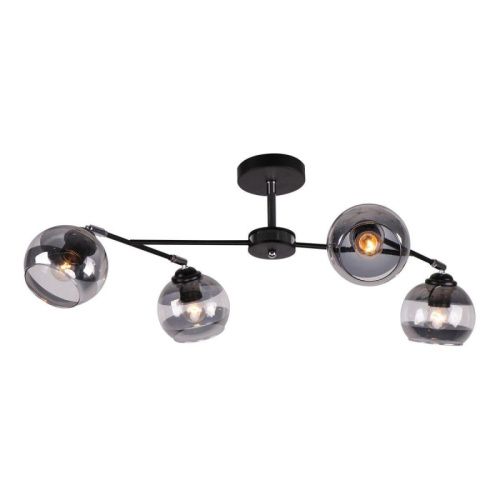 Люстра на штанге IMEX MD.9460 MD.9460-4-S BK+CH