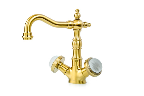 Смеситель Boheme Satine 312-ST на раковину бронза