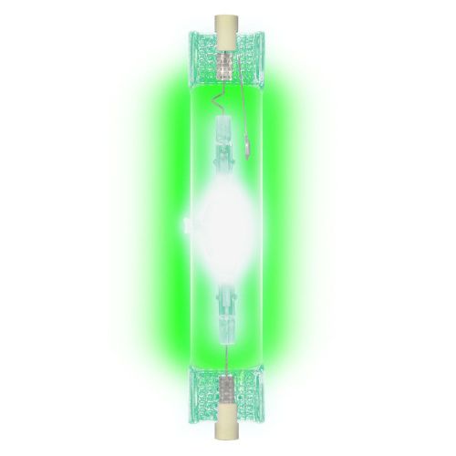 Лампа металлогалогенная линейная Uniel MH-DE MH-DE-150/GREEN/R7s картон
