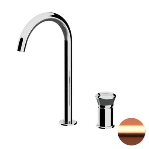 Смеситель Remer Element ET57LRP на раковину медь