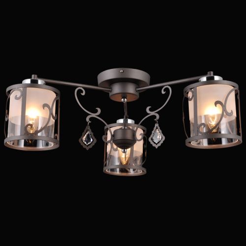 Люстра потолочная Natali Kovaltseva FIORD (ФИОРД) FIORD 75120/3C ANTIQUE GRAY