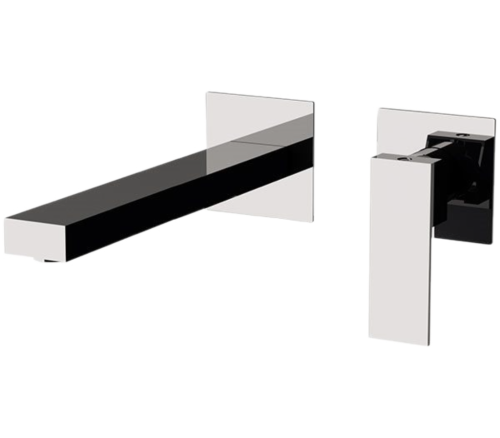 Смеситель для раковины Remer Q-Design QD15P встраиваемый в стену хром