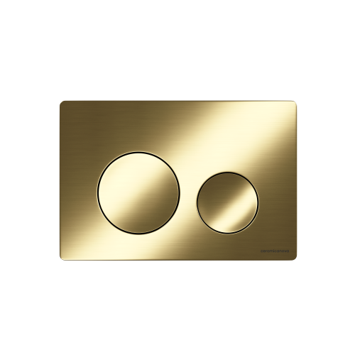 Клавиша смыва механическая Ceramica Nova Balance/Circle CN12-001BG цвет брашированное золото