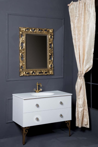 Тумба под раковину Armadi Art NeoArt 831-100-WH 101х48х50 подвесная цвет белый