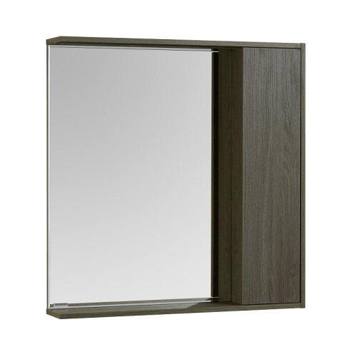 Зеркало-шкаф Aquaton Стоун 1A228302SXC80 80х15х83 подвесной цвет грецкий орех Зеркало-шкаф Aquaton Стоун 1A228302SXC80 80х15х83 подвесной цвет грецкий орех