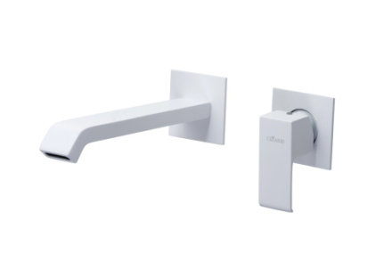 Смеситель Cezares PORTA PORTA-BLI2-BIO встраиваемый белый матовый