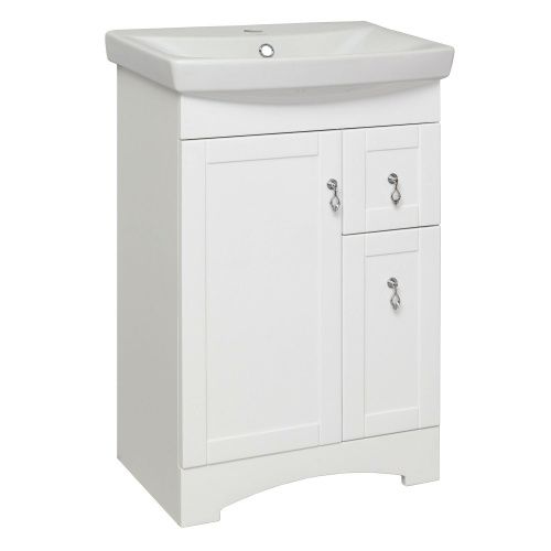 Тумба под раковину Runo МЕРИДА 00-00000738 50х30 напольная цвет белый