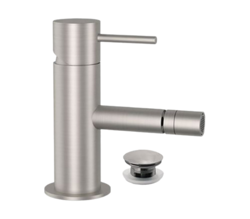 Смеситель Remer X Style Inox SSX20B на биде нержавеющая сталь без термостата