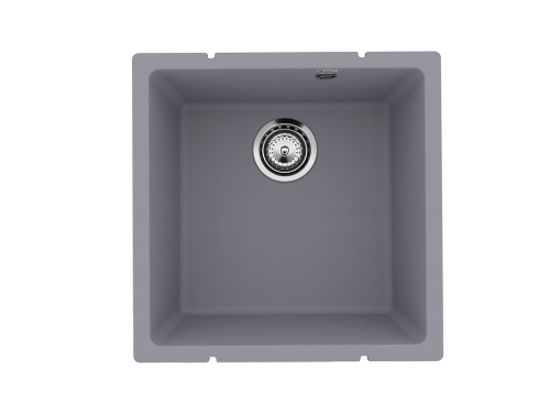 Кухонная мойка Ulgran Quartz Under 400-05 45х45 цвет бетон