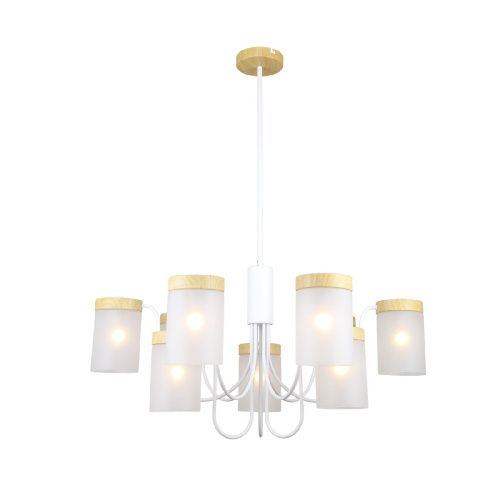 Люстра на штанге Escada Harmony (Хармоны) 1172/9P White