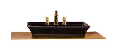 Столешница Armadi Art Monaco 853-100-G 101х52 накладная цвет золото