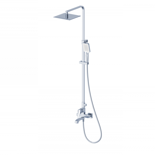 Душевая стойка Wonzon & Woghand Flex WW-88047072-CR настенная цвет хром