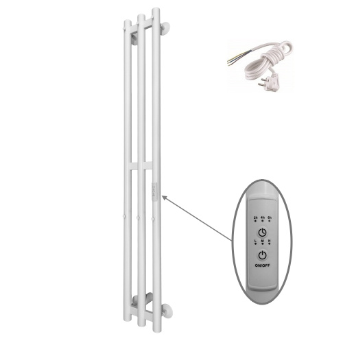 Полотенцесушитель Altasan Арго Арго12017БМ подвесной 17х120 электрический белый матовый