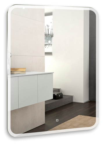 Зеркало в ванную Azario Стив ФР-00001800 80х100 цвет белый