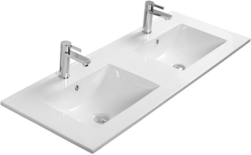 Раковина керамическая IBX Yasmin PORC1202S 120х46 накладная цвет белый