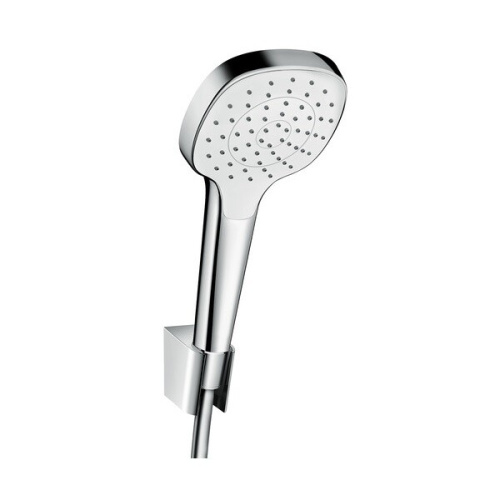 Душевой гарнитур Hansgrohe Croma Select E 26424400 настенный хром/белый