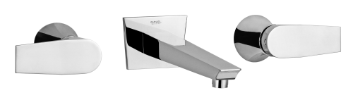 Смеситель для раковины Daniel Diva DV5022CR встраиваемый в стену хром