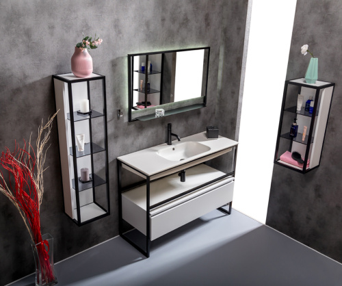 Раковина керамическая Armadi Art Vallessi 838-120-W 121х46 встраиваемая цвет белый 1 отверстие под смеситель