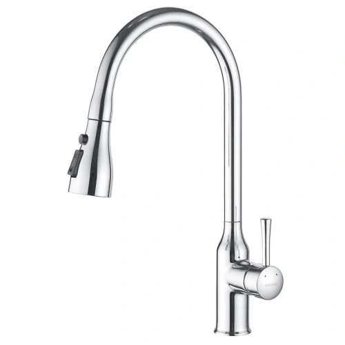 Смеситель для кухни Shevanik S163 на мойку хром