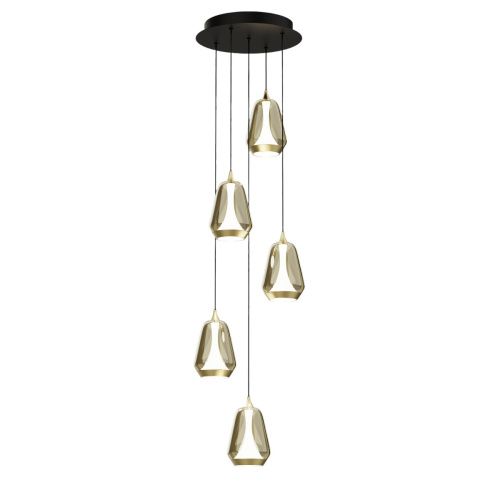 Светильник потолочный Delight Collection MD24001011-5A brass/champagne