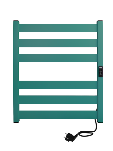 Полотенцесушитель Indigo Oktava Slim 5 LСLOKS5E60-50CLRt 53х60 электрический бирюзовый