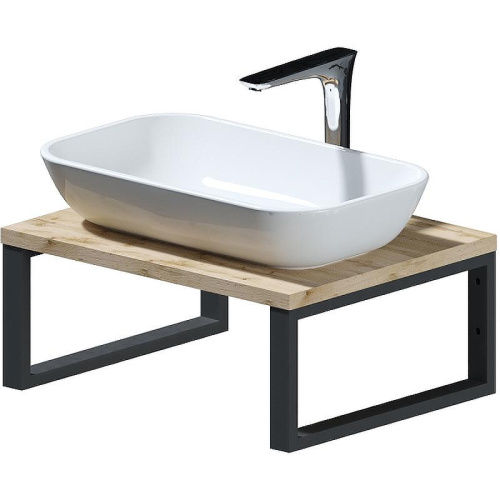 Столешница 1MarKa Grunge Loft Ц0000001584 60х48 накладная цвет дуб вотан