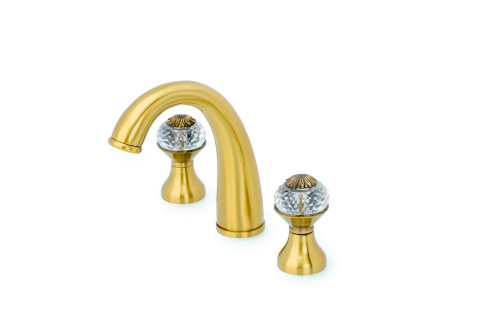 Смеситель Boheme Flora 317-FL на раковину бронза