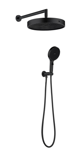 Душевой гарнитур Boheme Cell 427-SGM настенный антрацит глянцевый Душевой гарнитур Boheme Cell 427-SGM настенный антрацит глянцевый
