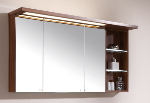 Зеркало-шкаф Puris Swing SET41122R(155) 120х15х68 подвесной цвет черный