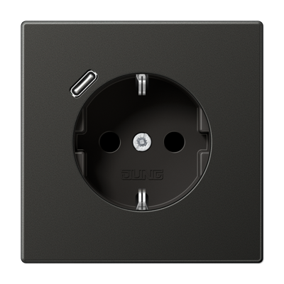 Розетка 2K+З USB Typ C Jung LS Design AL1520-18CAN