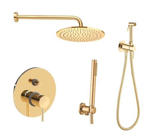 Душевая система Paffoni Light KITZLIG015HG встраиваемая в стену