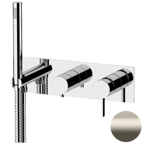 Смеситель для душа Remer Metrica MC97D3XV встраиваемый в стену сталь