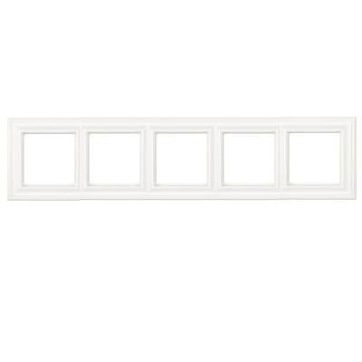 Рамка пятиместная Jung Eco Profi Deco (Ецо Профи Децо) EPD485WW