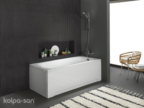 Ванна акриловая Kolpa-San EVELIN 590240 170х75 пристенная прямоугольная без каркаса Ванна акриловая Kolpa-San EVELIN 590240 170х75 пристенная прямоугольная без каркаса