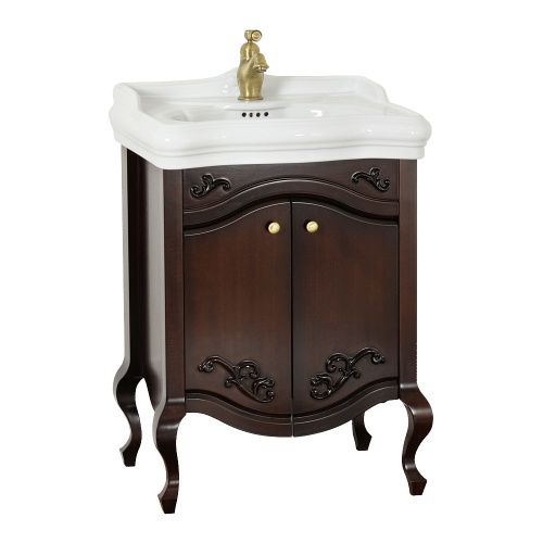 Тумба под раковину Migliore IMPERO 25967 60х48х75 напольная цвет орех