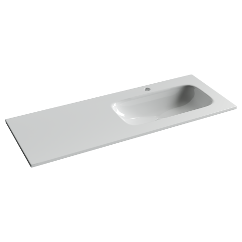 Раковина Ceramica Nova GRACE 121 см CN7021 накладная цвет белый