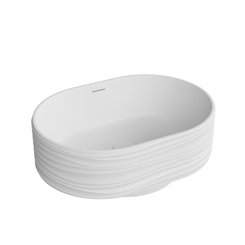 Раковина керамическая Kerama Marazzi SABBIA SA.wb.50\WHT.M 50х37 накладная цвет белый