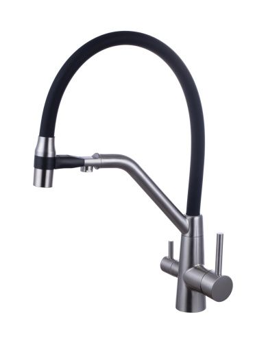 Смеситель для кухни Fmark FS1162-L01 на мойку сатин