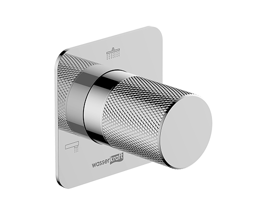 Переключатель на 3 выхода WasserKRAFT Mosel 4600 A294 встраиваемый хром