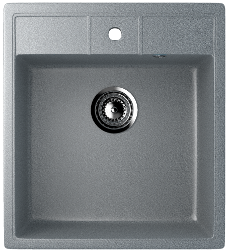 Кухонная мойка Ulgran Classic U-406-309 45х50 цвет темно-серый