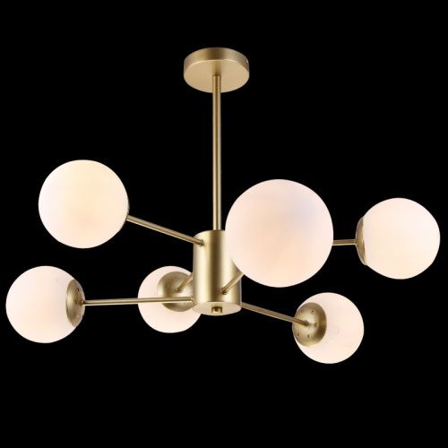 Люстра на штанге Natali Kovaltseva Alto (Алто) ALTO 75141/6C GOLD