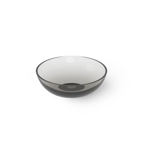 Раковина керамическая Dea Design Washbasins DD9038 400 R4 40х40 накладная цвет черный без отверстий под смеситель