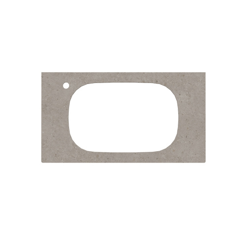 Столешница Kerama Marazzi MAGIA DI VENEZIA MA.2.1.SG519920R\90 90х50 накладная цвет серый