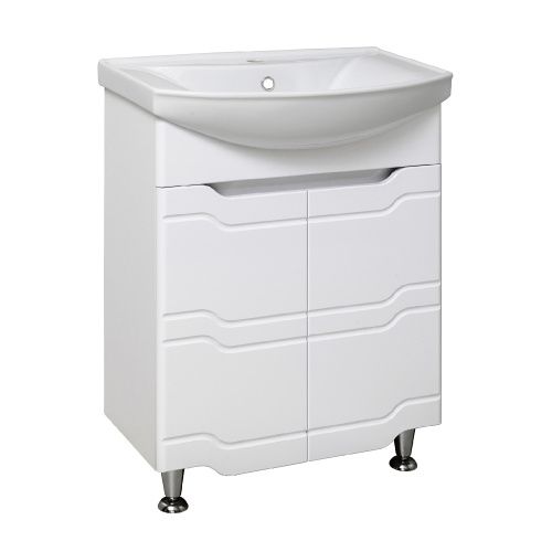 Тумба под раковину Runo Стиль УТ000002338 60х30 напольная цвет белый