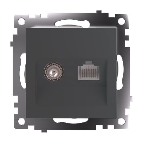 Розетка TV + RJ-45 Stekker Катрин 49417